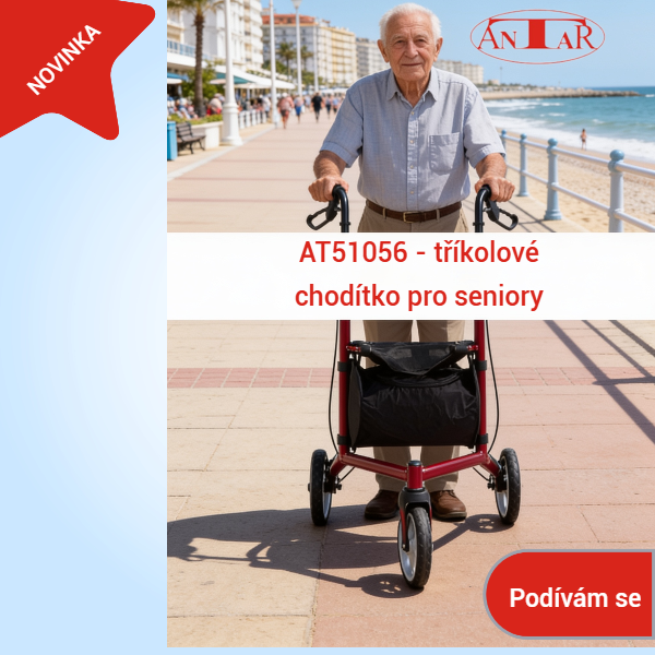 AT51056  chodítko pro seniory tříkolka