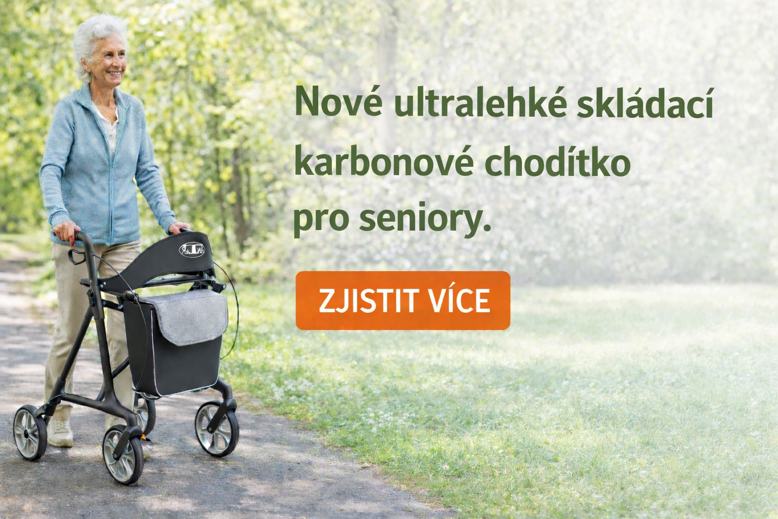 AT51139 Chodítko pro seniory carbonové